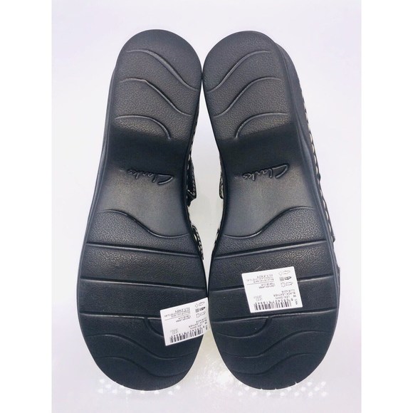 CLARKS Collection Women's Lexi Qwin Sandals Black Leather - Picture 9 of 9